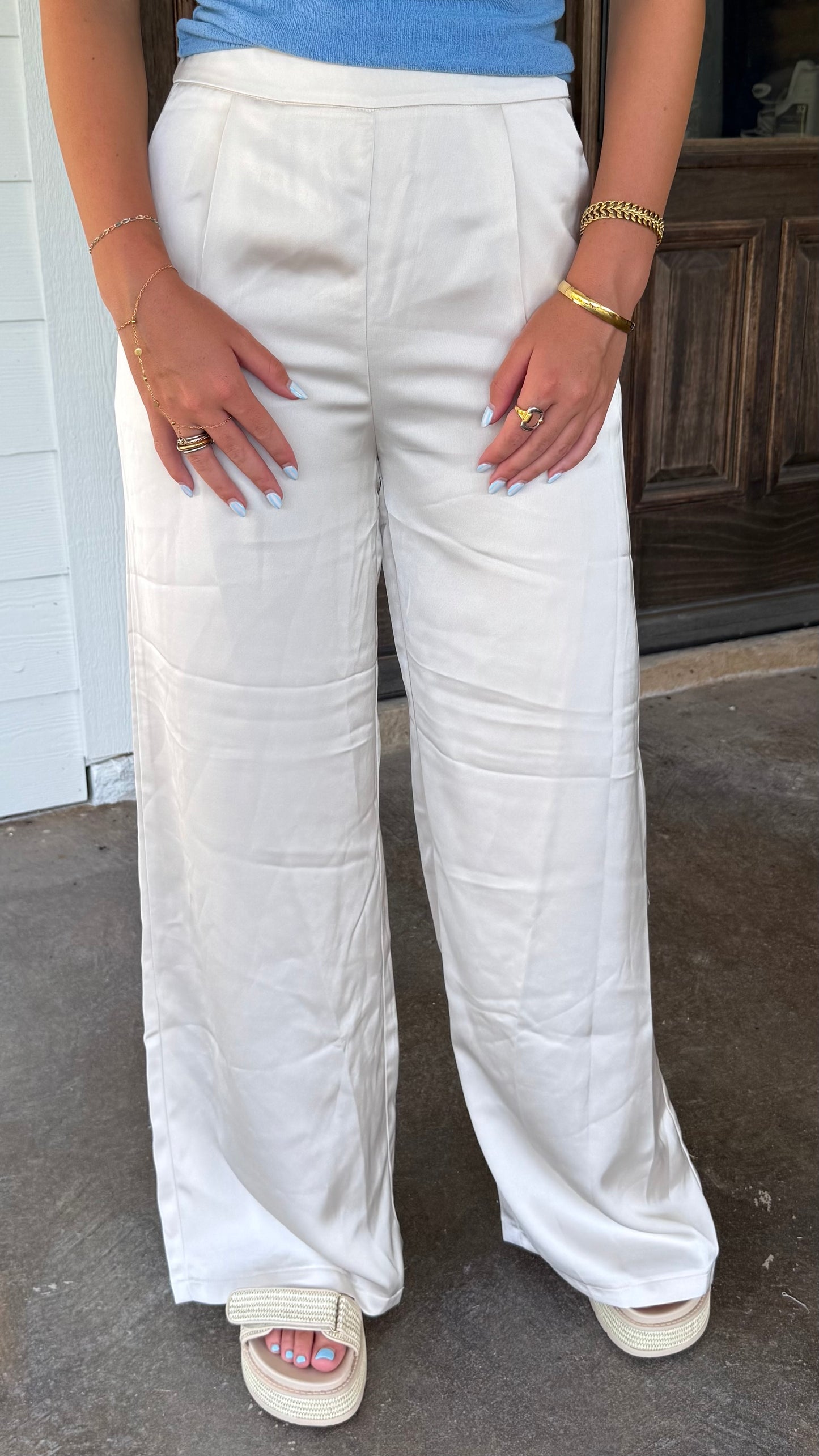 First Class Satin Trousers