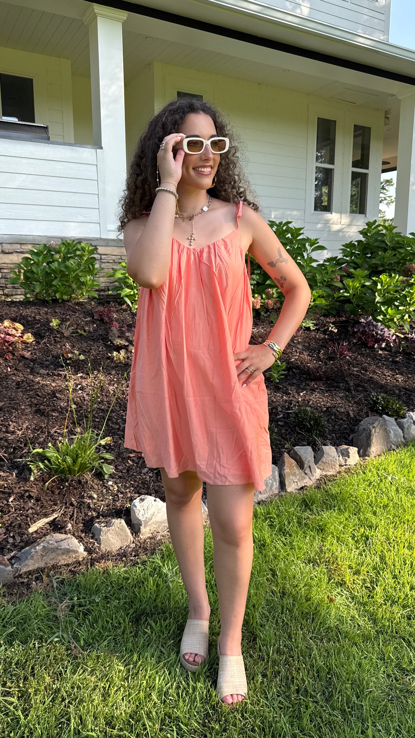 Peach Paradise Dress
