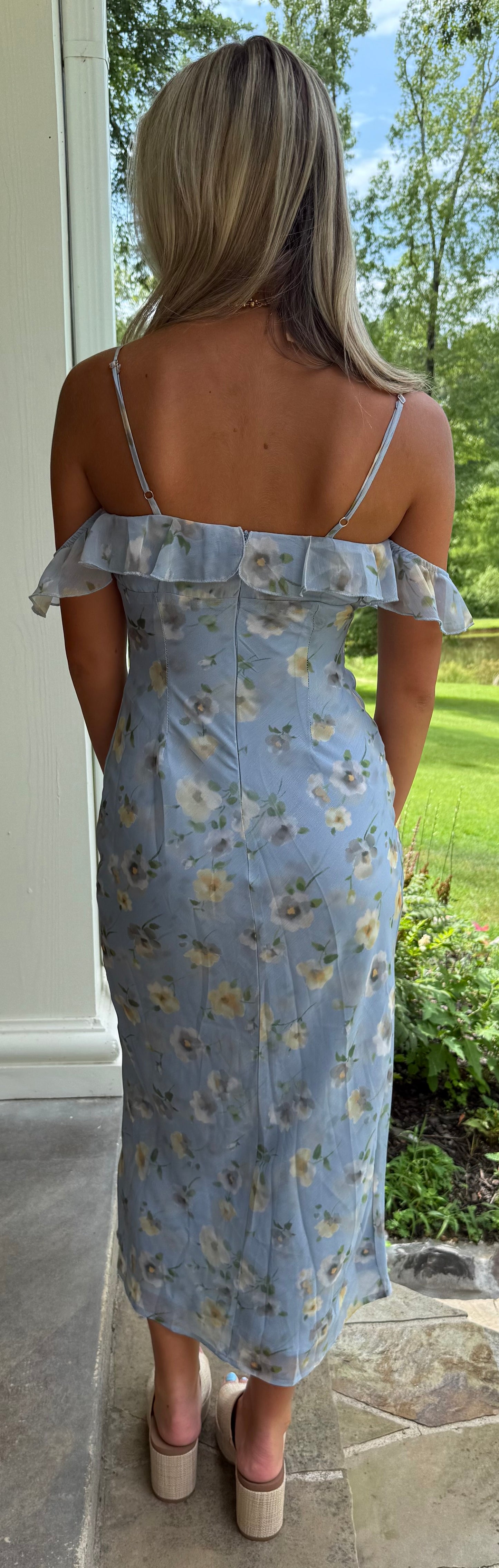 Bluebell Bloom Midi Dress