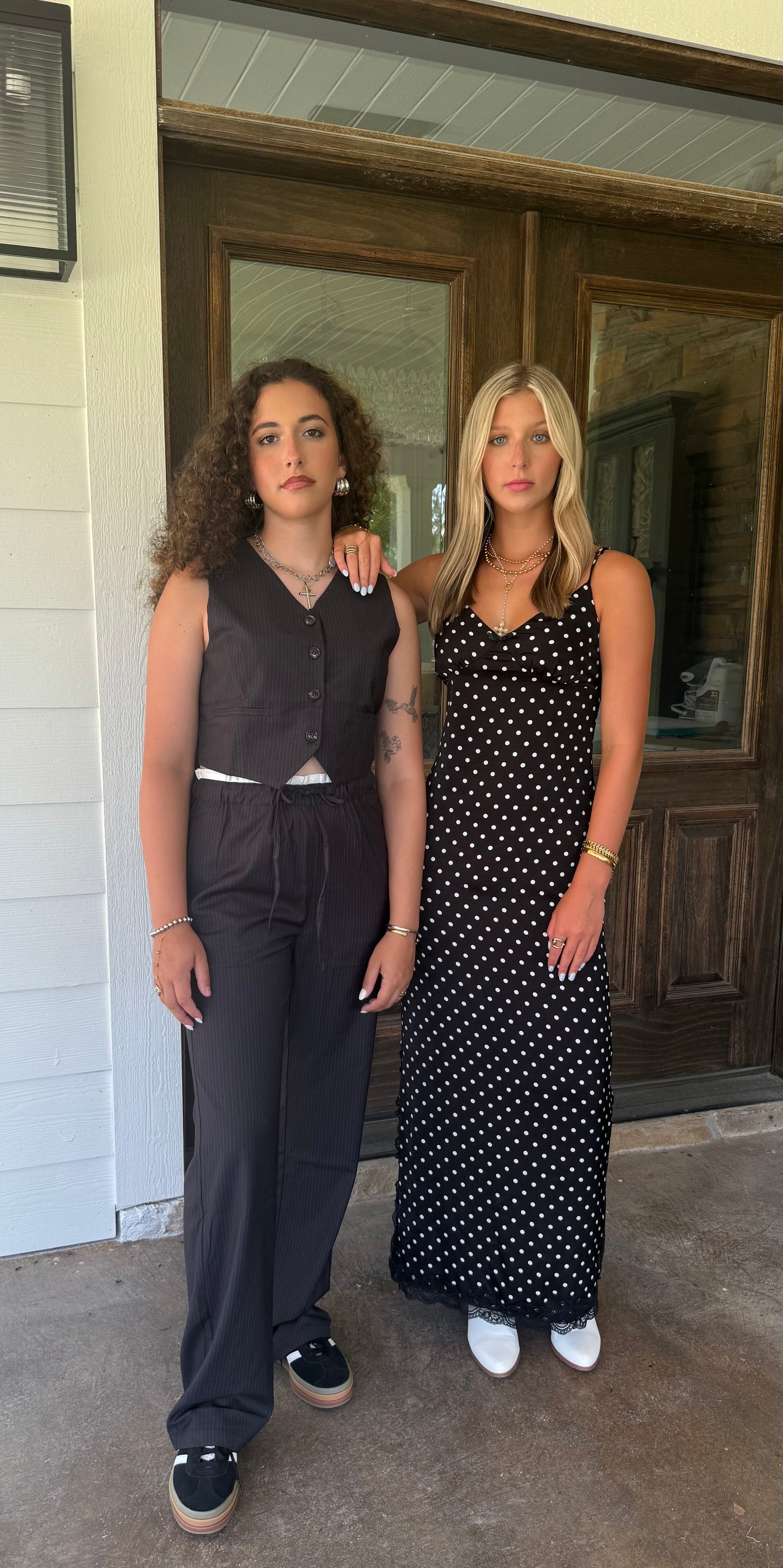 Polka Dot Slip Maxi Dress