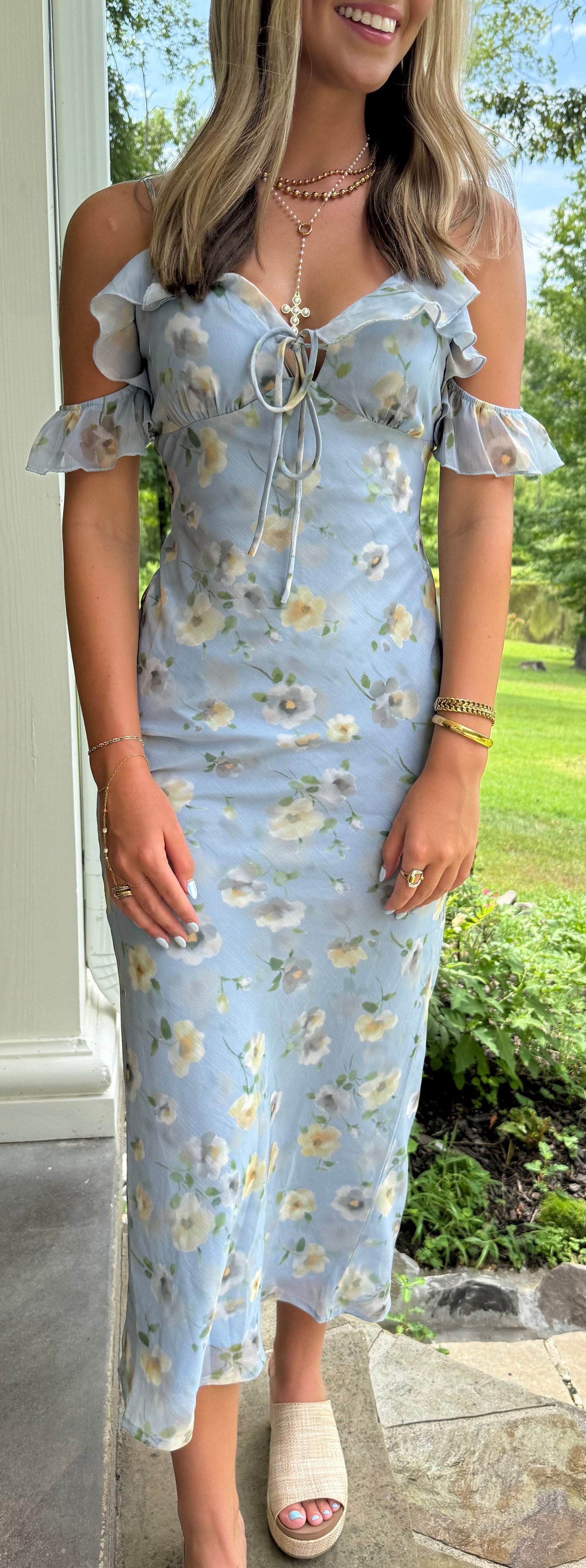 Bluebell Bloom Midi Dress