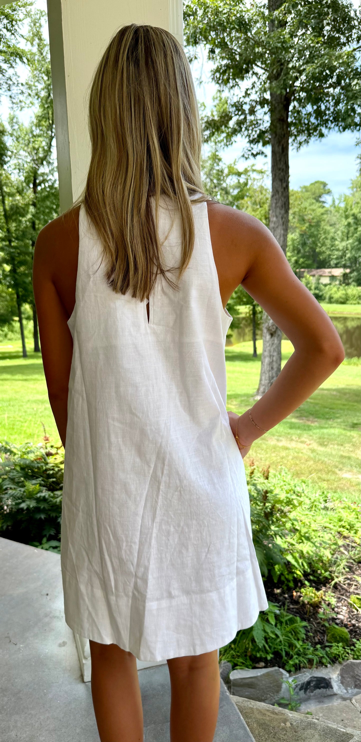 Coastal Linen Tank Dress