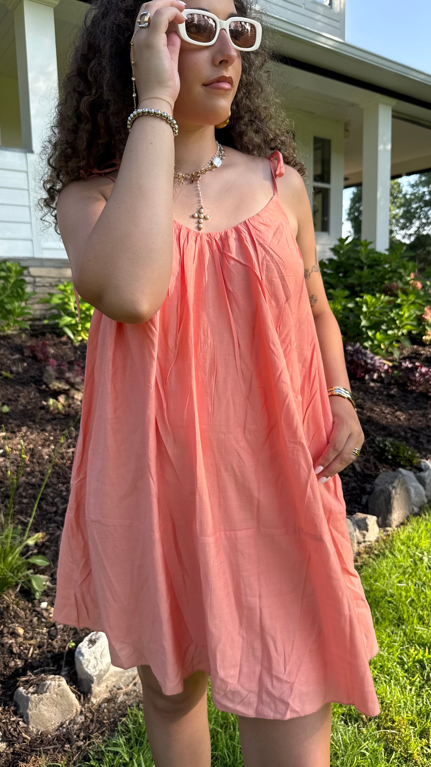 Peach Paradise Dress