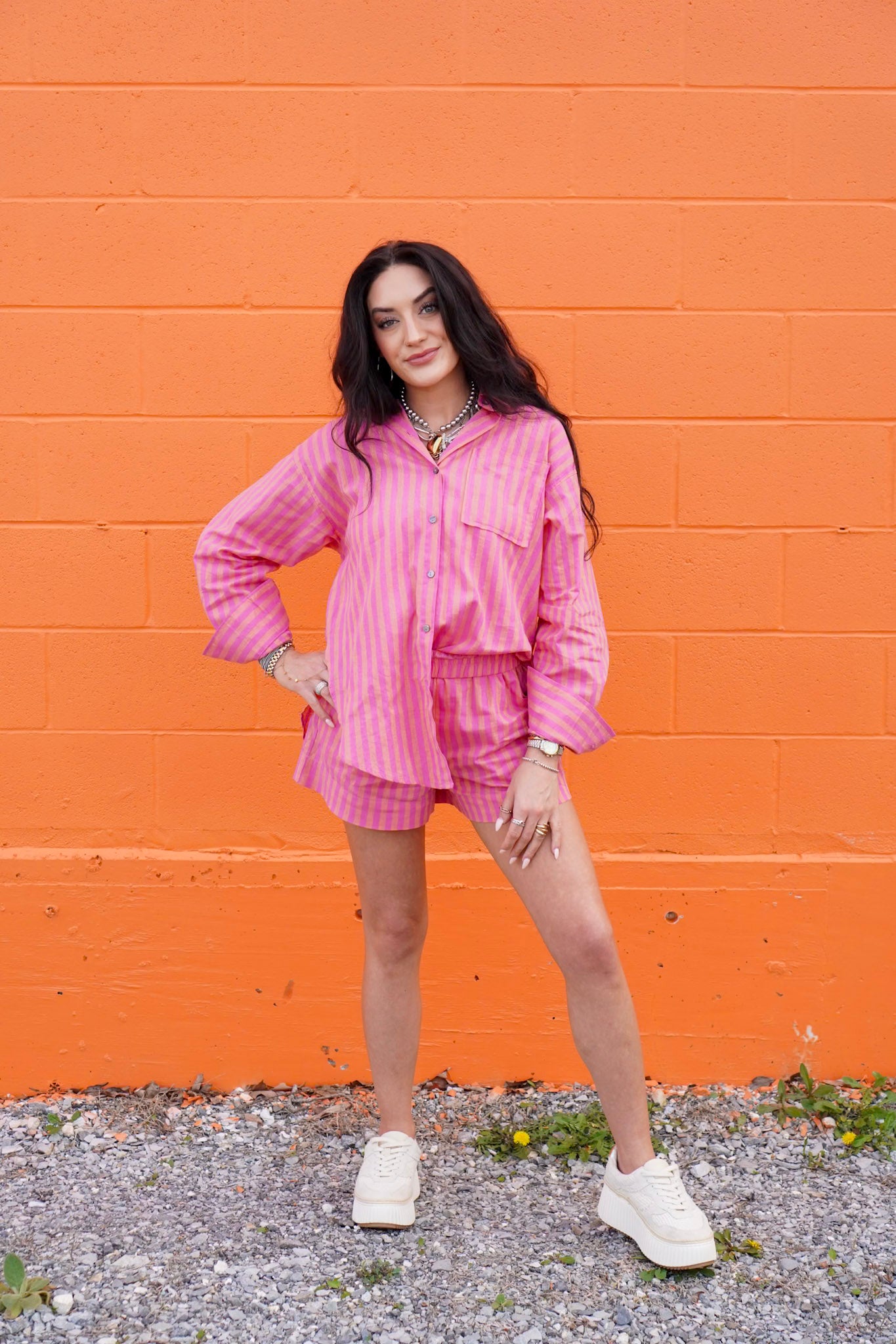 Sunset Stripe Shorts
