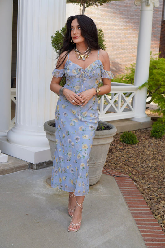 Bluebell Bloom Midi Dress