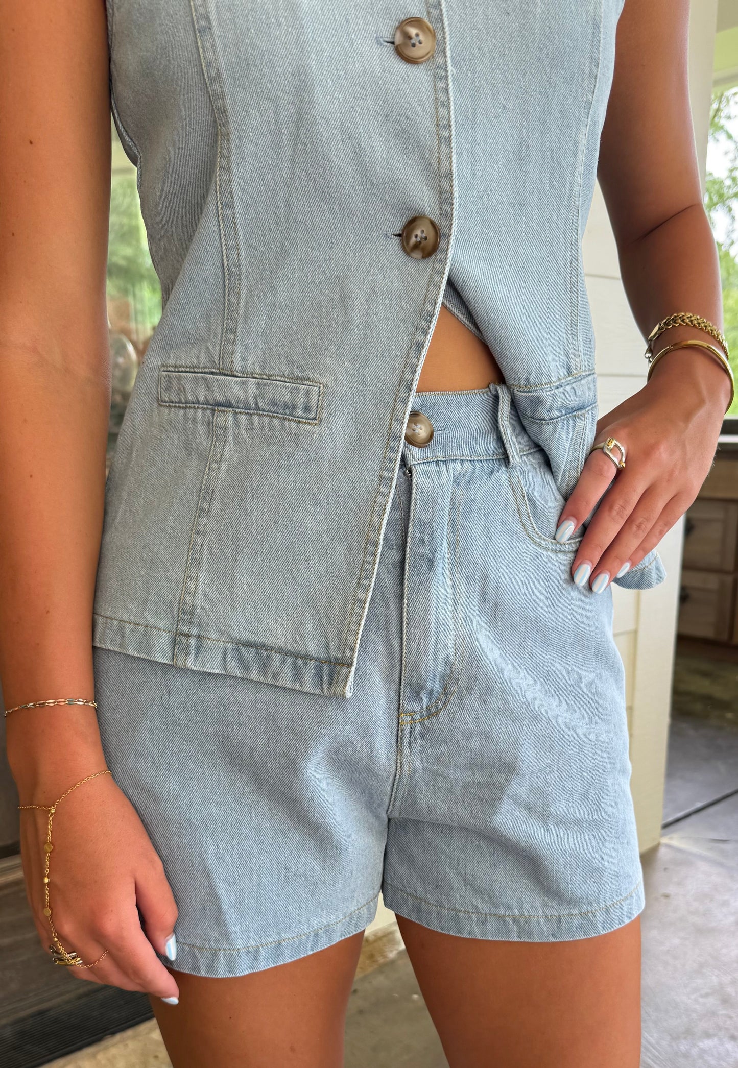 Sky To Moon Denim Set