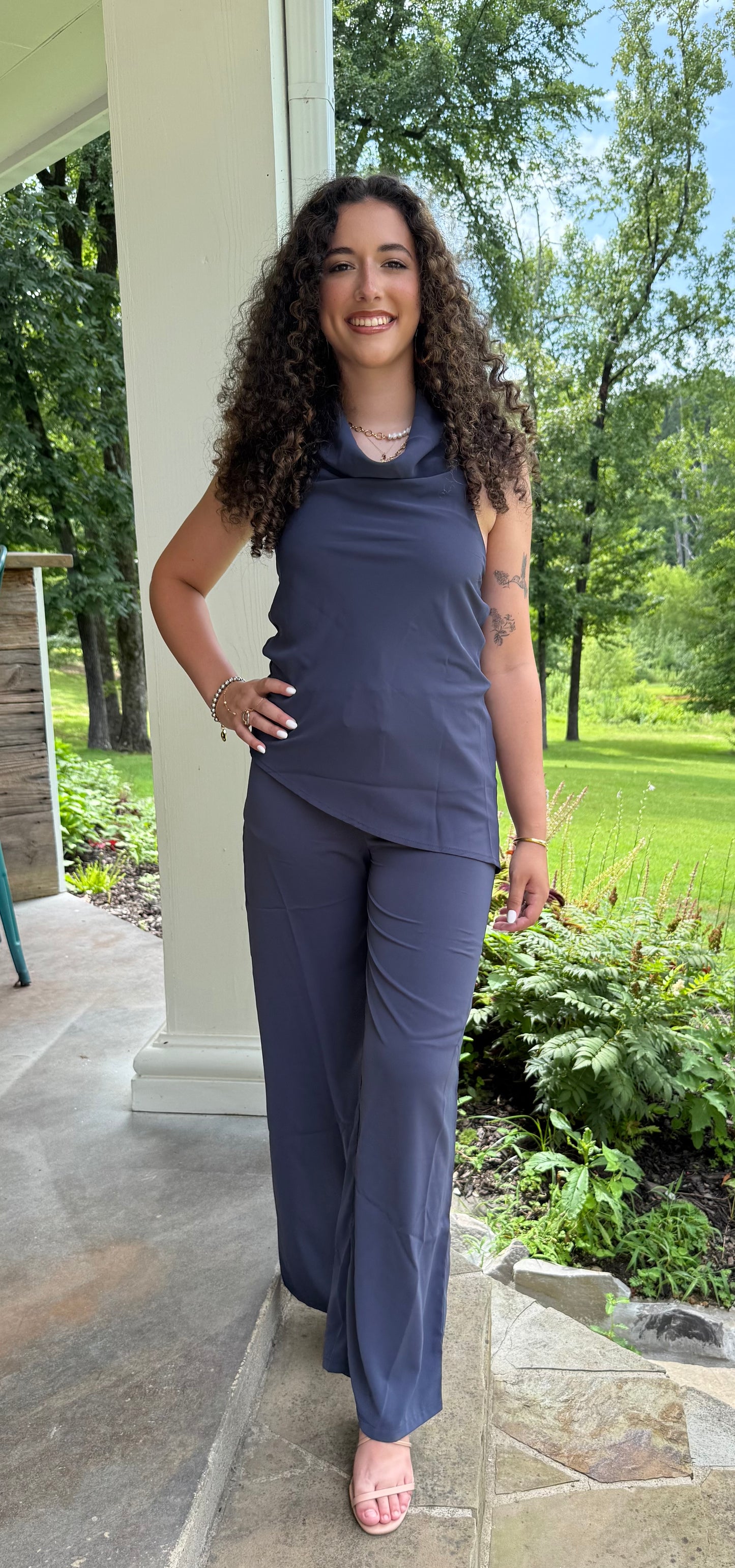 Midnight Muse Drape Top