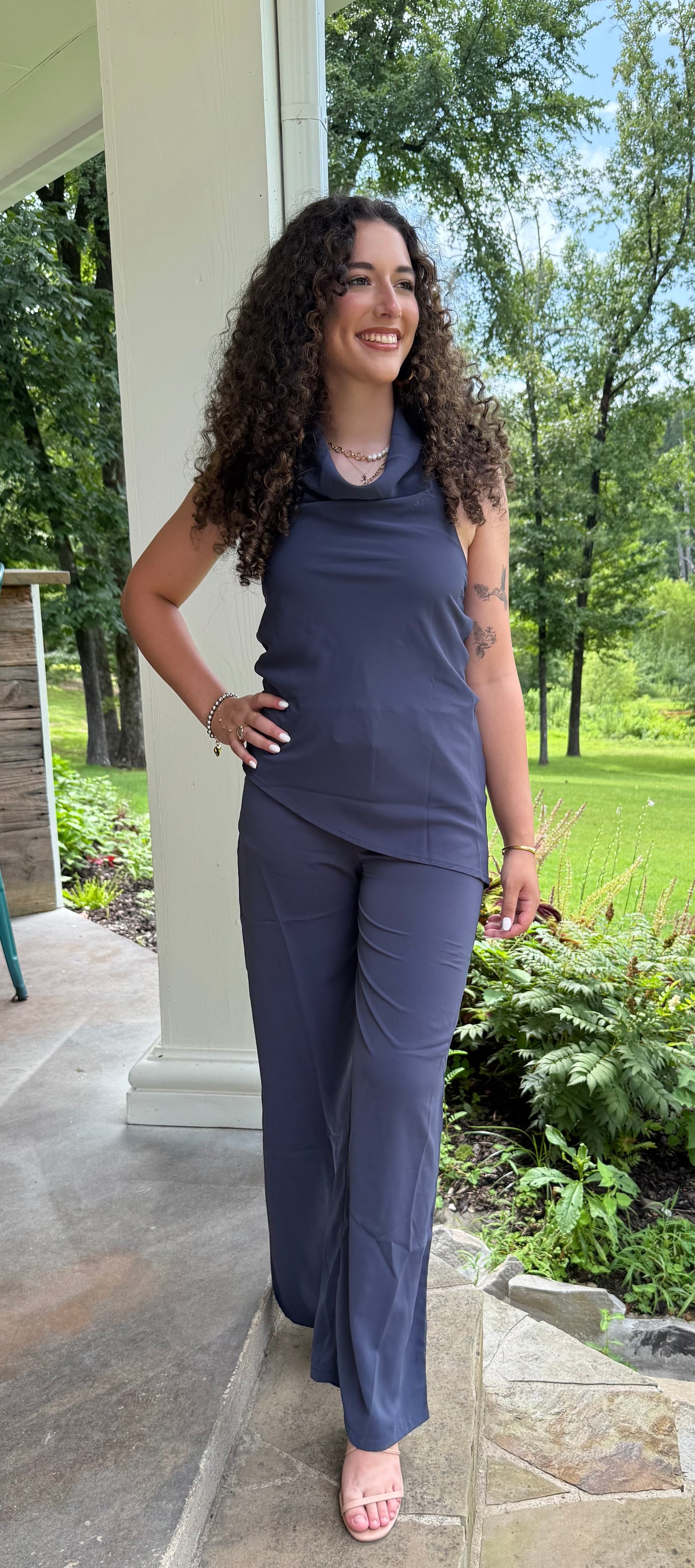 Midnight Muse Drape Top
