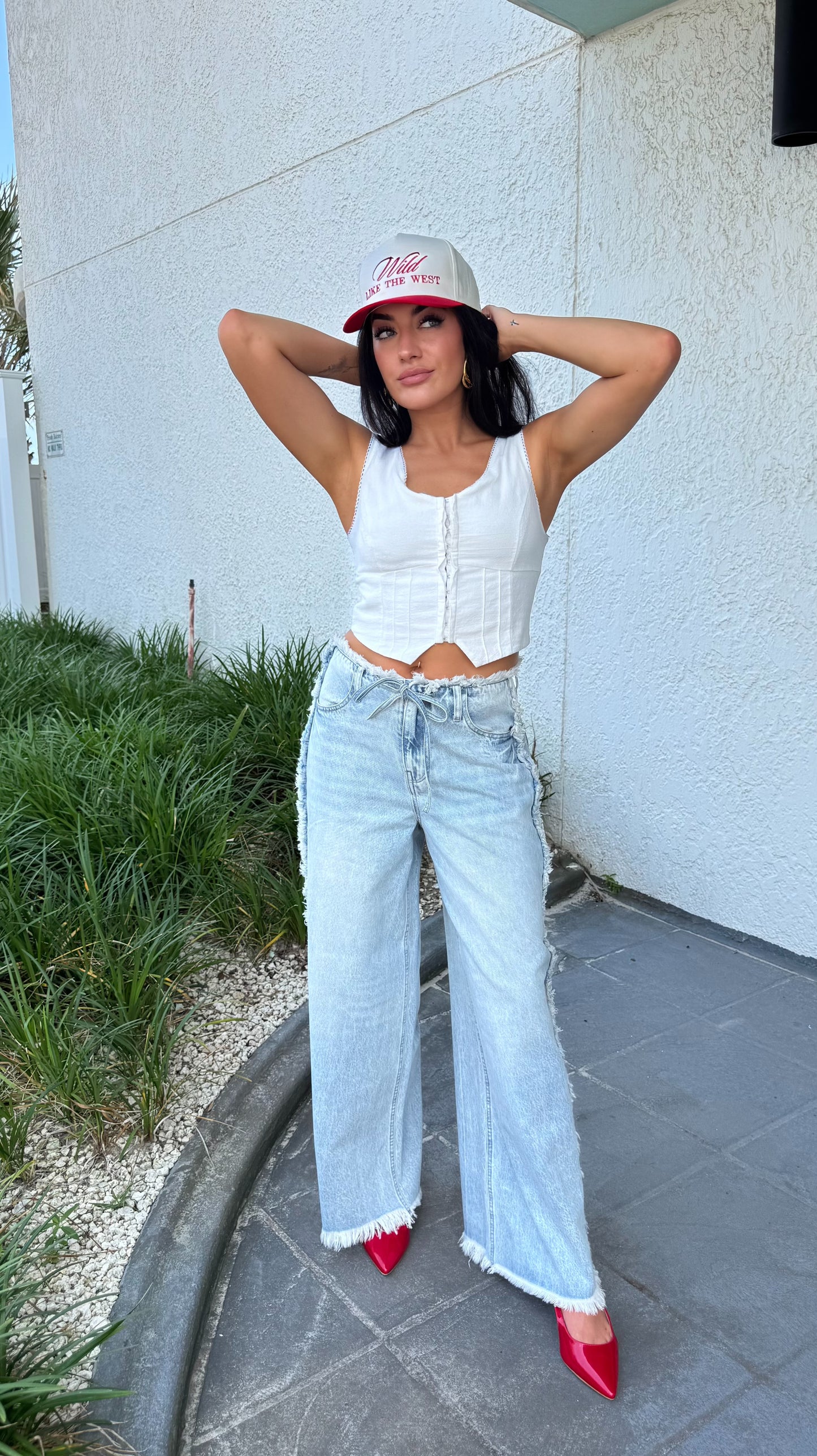Rodeo Rebel Wide Leg Jeans