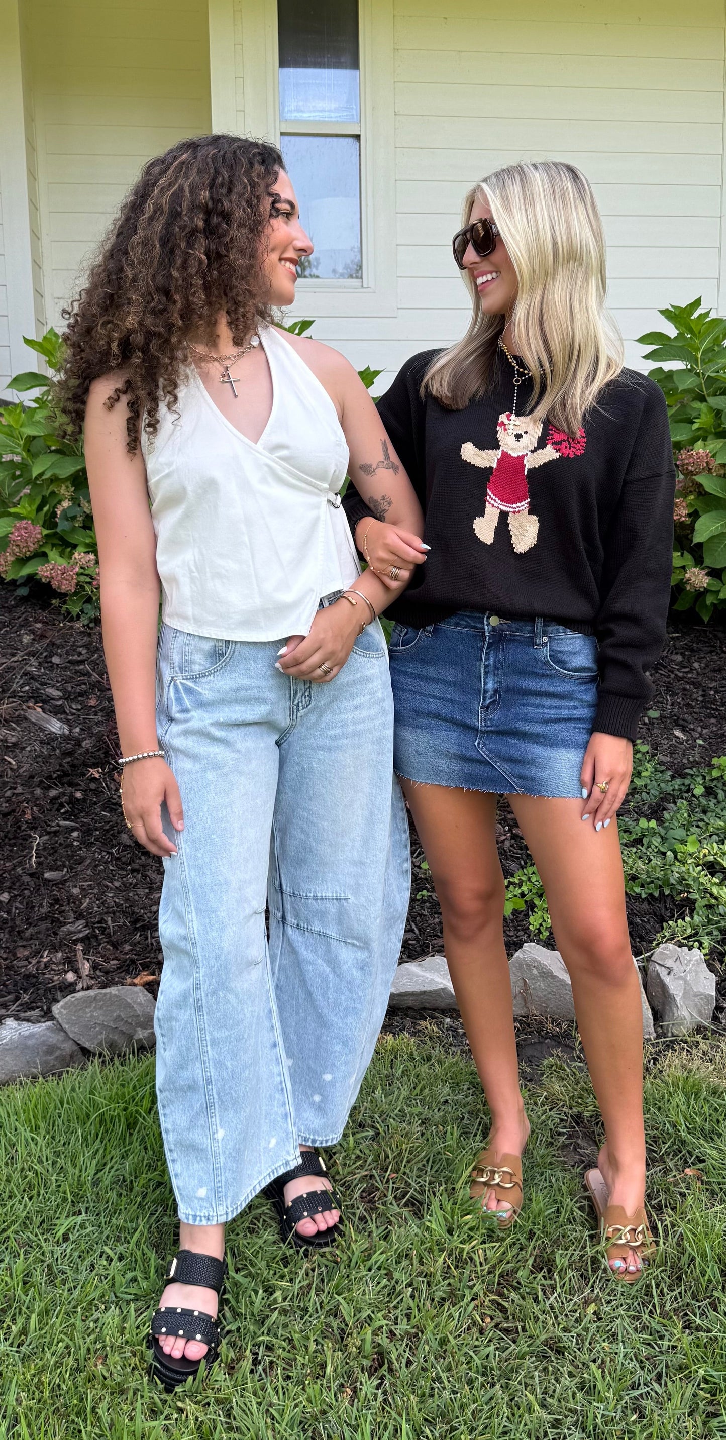 Halter Top With Buckle Detail