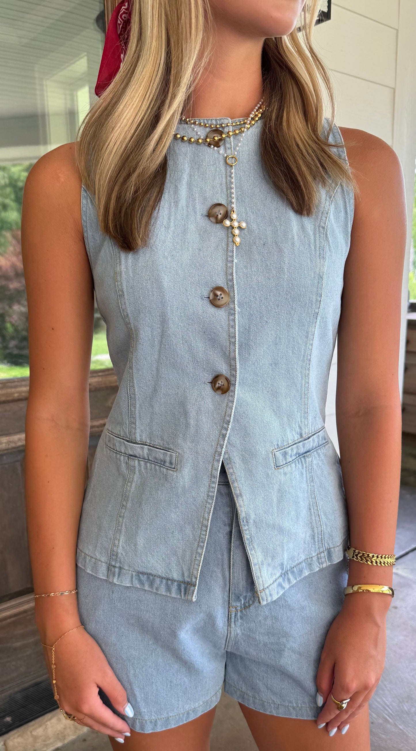 Sky To Moon Denim Set